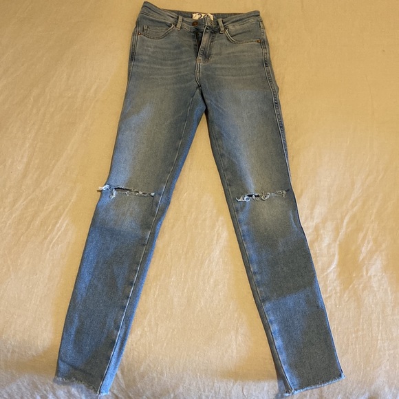 Free People Raw High-Rise Jegging - Picture 3 of 5